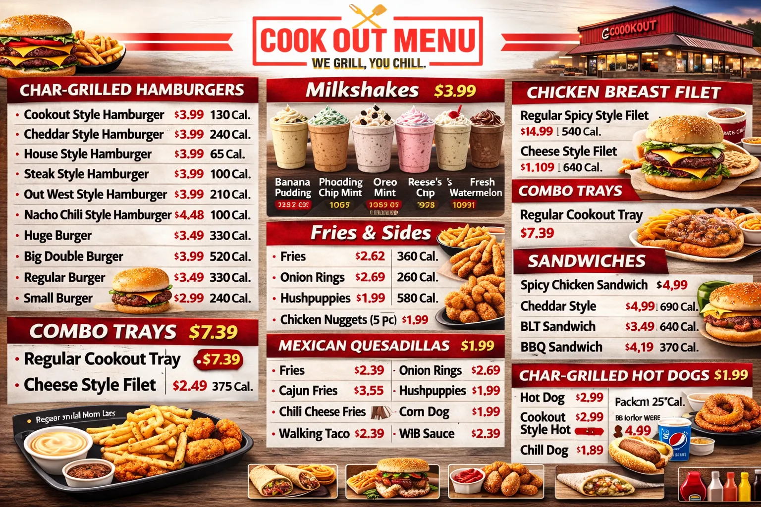 Cookout Menu