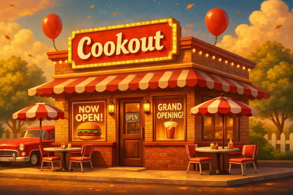 Cookout Grant Opening cookout near me