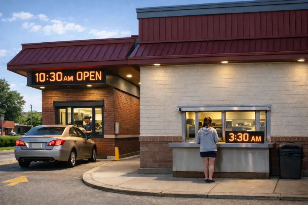 Cookout Hours Updated