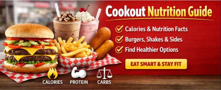 Cookout Nutrition Facts